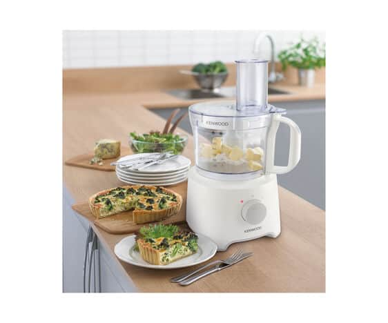 Kenwood FDP301WH Robot da Cucina 800W Multifunzione Ciotola 2.1L