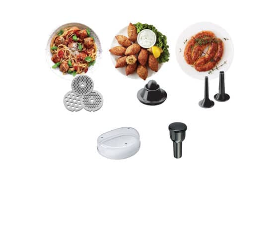 Kenwood MG516 Tritacarne Elettrico Professionale, 3 Dischi in Dotazione  Accessorio Grattuggia con 4 Rulli, Chiave per Ghiera e Pestello, Produzione  fino a 2kg al Min, Tramoggia in Alluminio, Metallo : : Casa