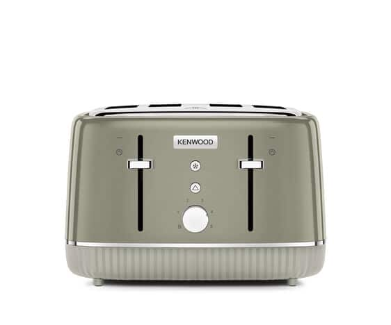 Elegancy Sage Green 4 Slot Toaster TFP10.A0GN Kenwood UK