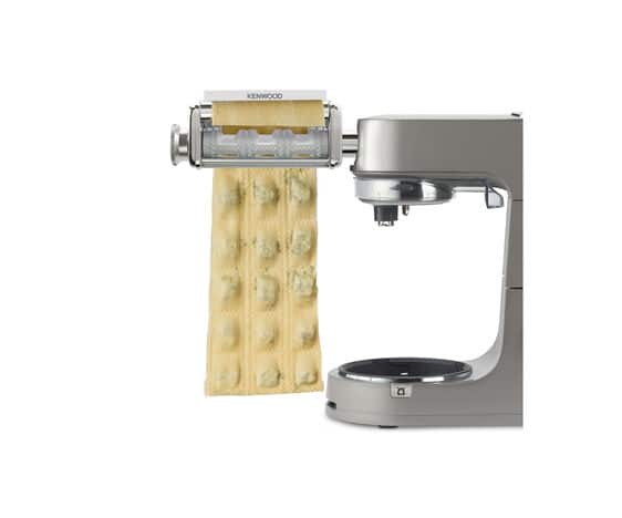 eRicambi, Kit Kenwood KAX93 + KAX980, Accessorio Per Ravioli + Sfogliatrice  per Impastatrice Planetaria, Acciaio Inossidabile Argento Per Kenwood Chef