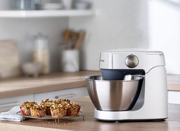 KENWOOD KHC29H0WH Kenwood KHC29.H0WH robot da cucina 1000 W 4,3 L Acciaio  inossidabile, Bianco