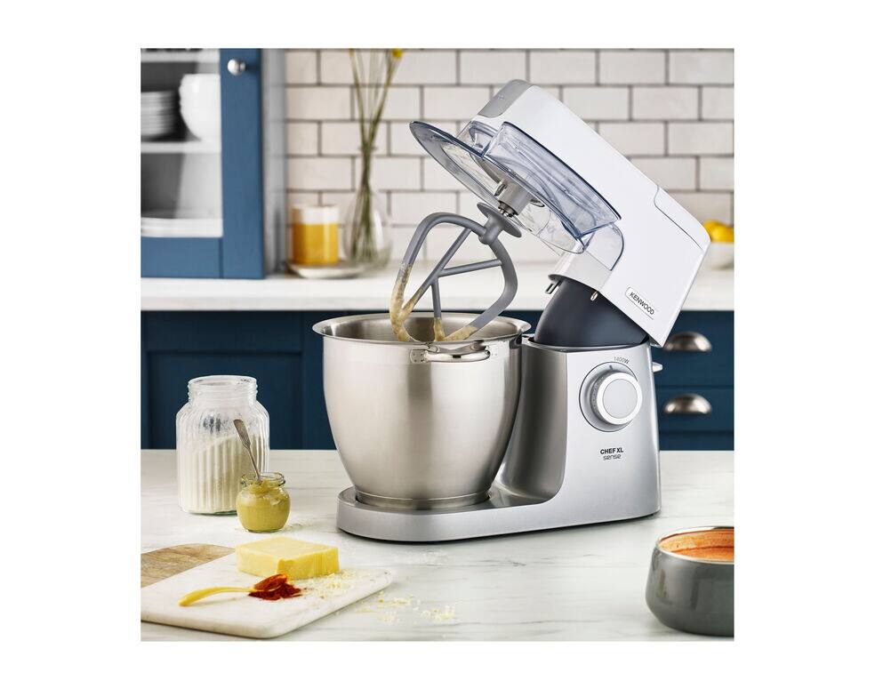 Chef Sense XL Kitchen Machine KVL6100T White & Silver Kenwood AU