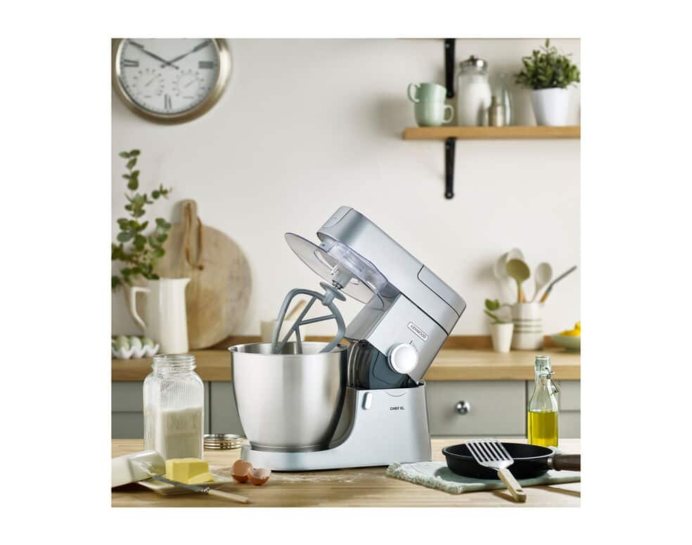 Kenwood Chef XL Stand Mixer, 1200 Watt, White - KVL4100