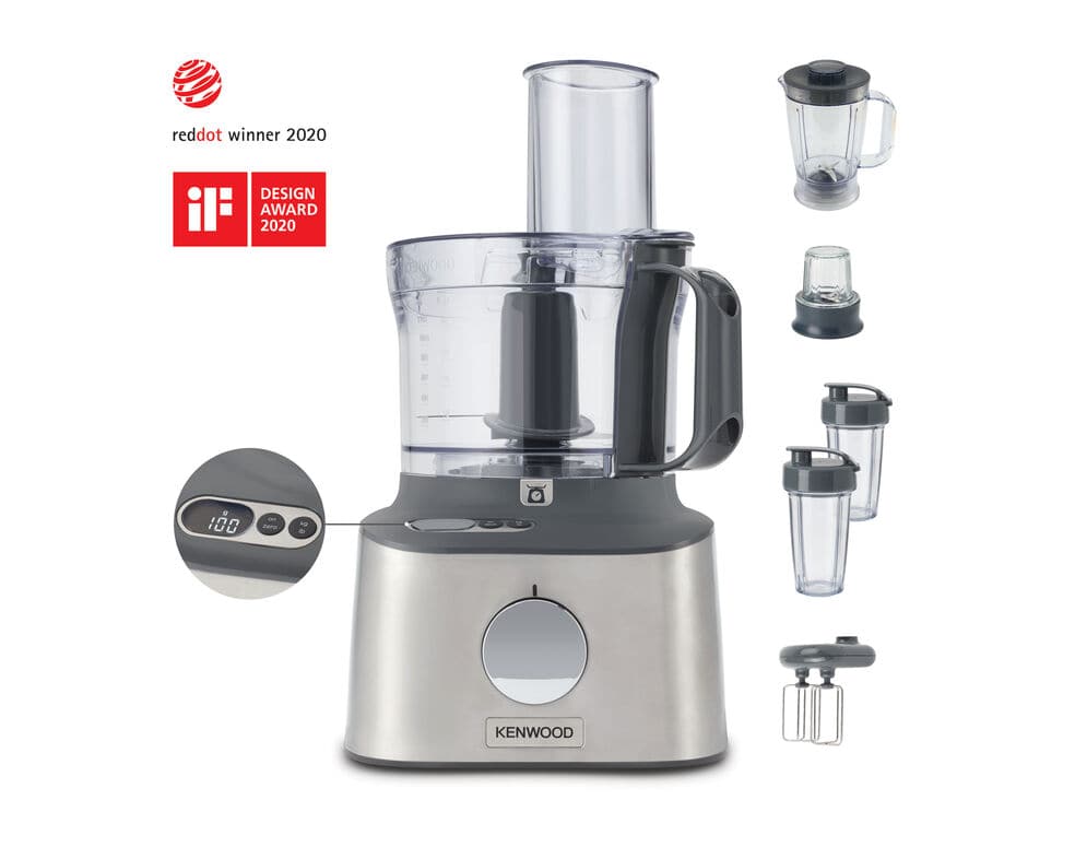 MultiPro Compact+ FDM312SS 5-in-1 Food Processor with Weighing