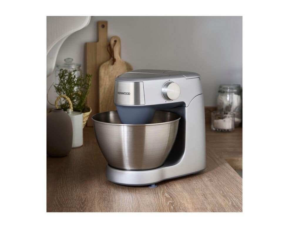 Robot de cocina - Kenwood Prospero+ KHC29.J0SI, Amasadora de repostería,  Procesador de alimentos, 1000 W, 4.3 l, Plata